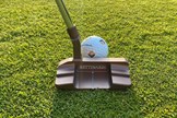The Bettinardi Queen B 8 putter has a short plumber's neck